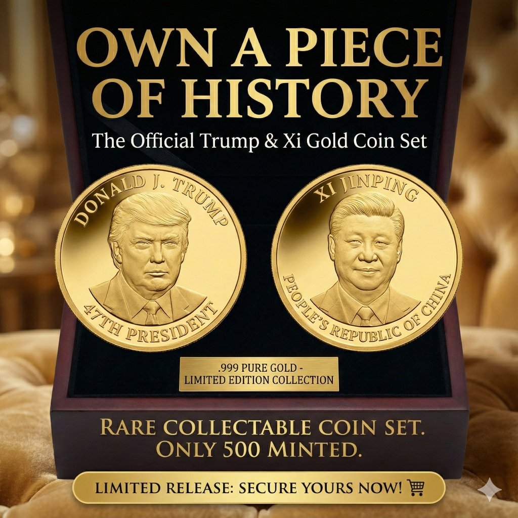 Trump & Xi Gold Coin Set